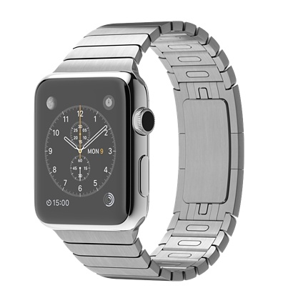 Apple Watch 42mm with stainless steel link bracelet